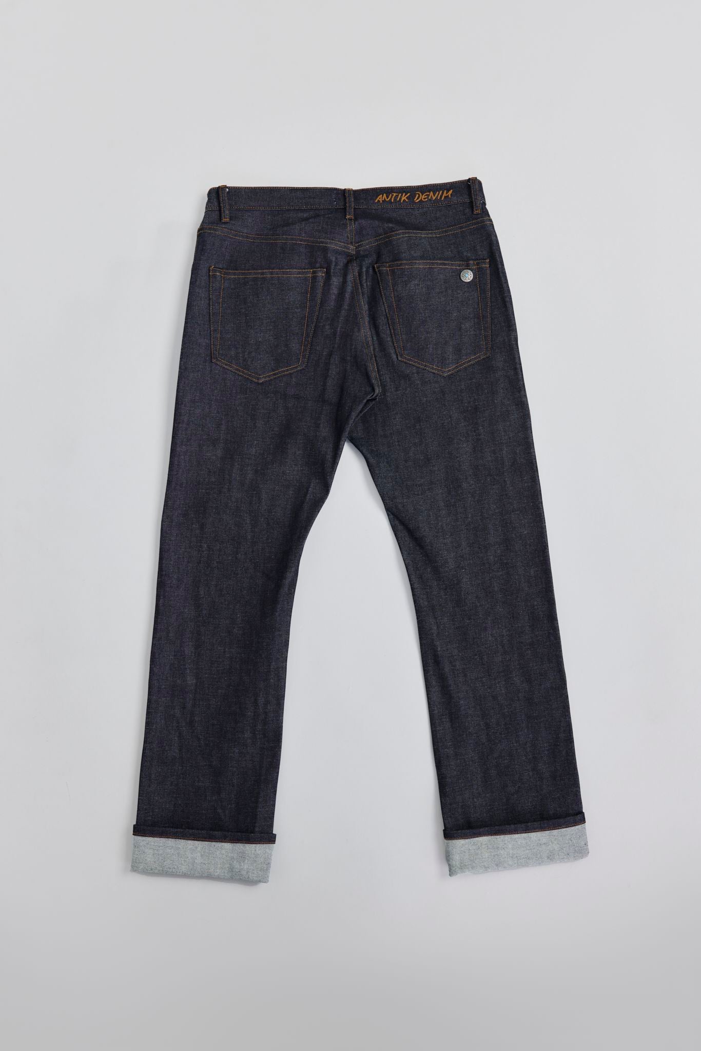 AM1001 RAW SLIM STRAIGHT JEANS