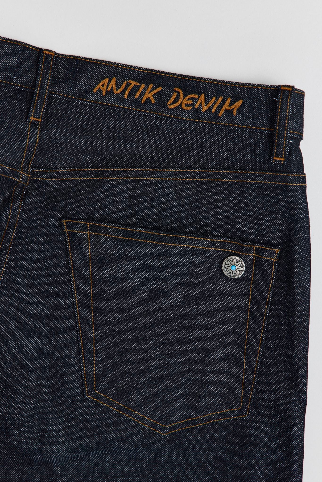 AM1001 RAW SLIM STRAIGHT JEANS