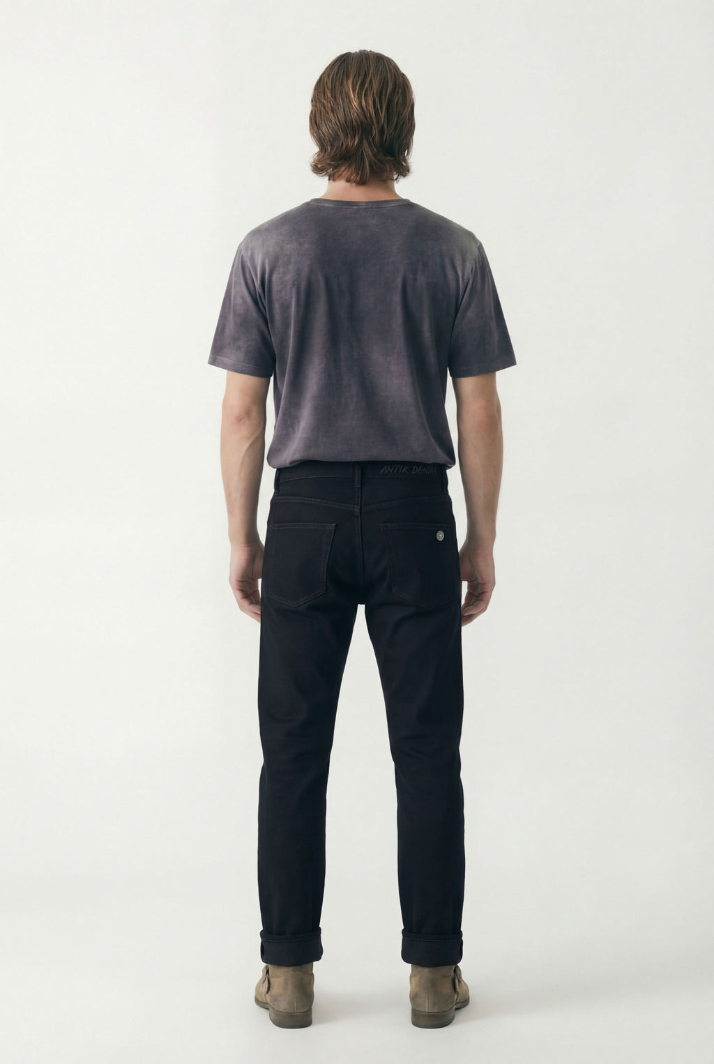 AM1002 RAW SLIM STRAIGHT JEANS