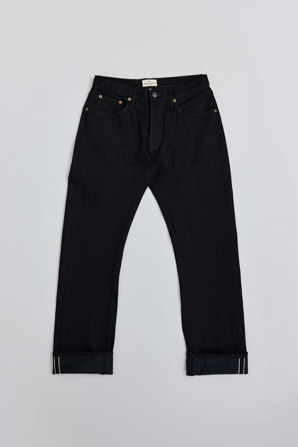 AM1002 RAW SLIM STRAIGHT JEANS