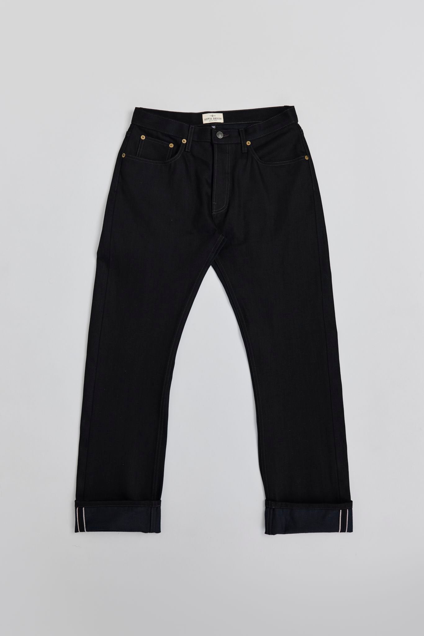 AM1002 RAW SLIM STRAIGHT JEANS