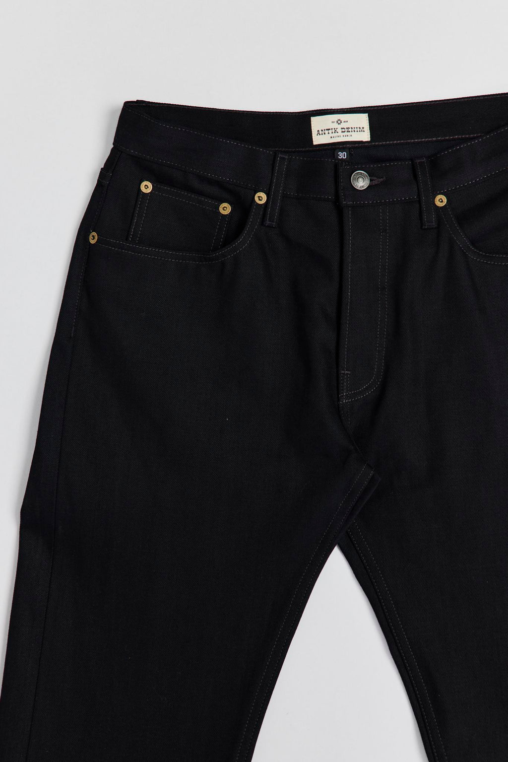 AM1002 RAW SLIM STRAIGHT JEANS