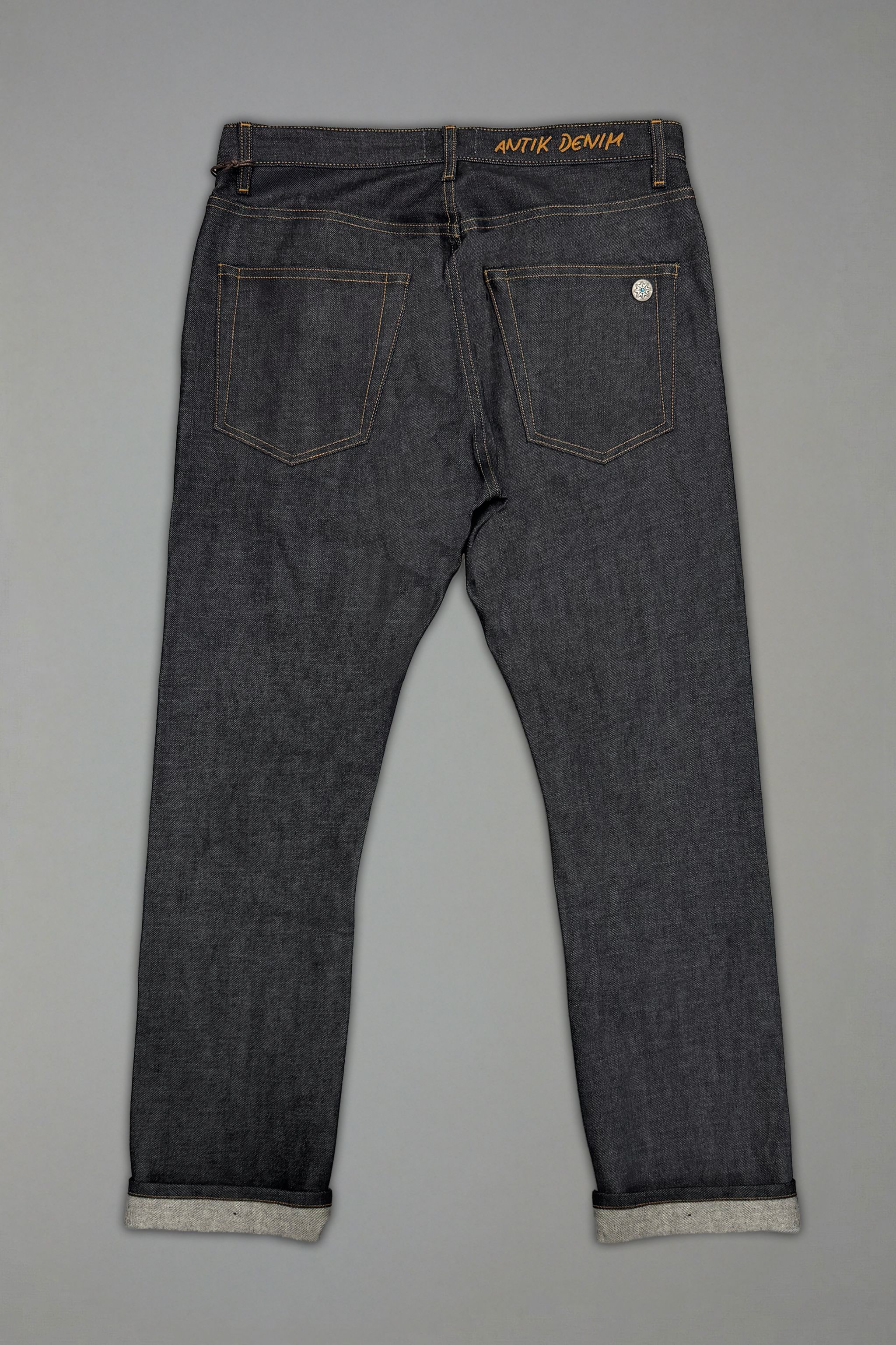 AM1004 RAW SLIM STRAIGHT JEANS