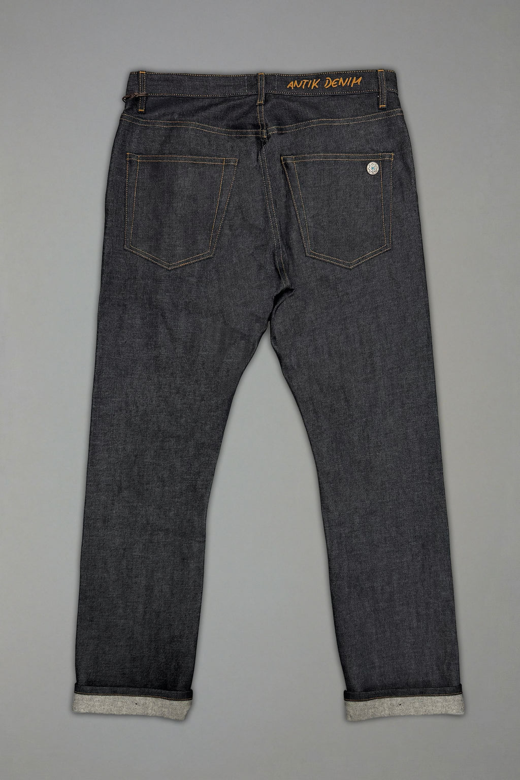 AM1004 RAW SLIM STRAIGHT JEANS
