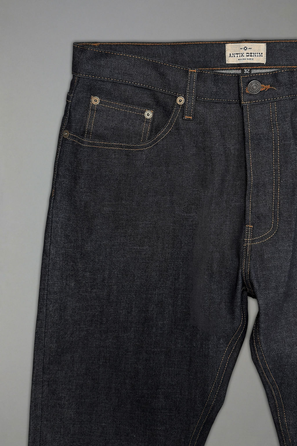 AM1004 RAW SLIM STRAIGHT JEANS