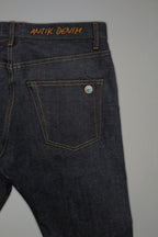 AM1004 RAW SLIM STRAIGHT JEANS