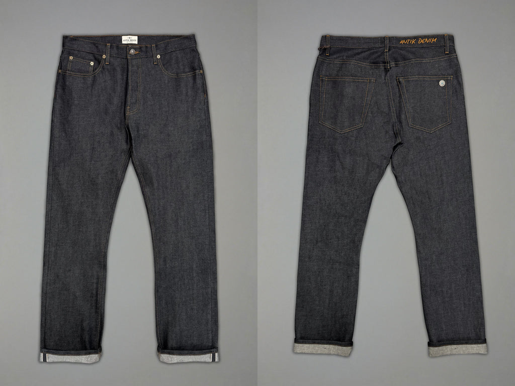 AM1004 RAW SLIM STRAIGHT JEANS