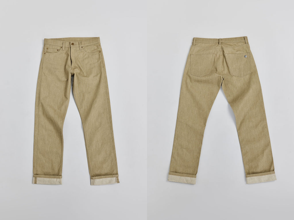 AM1003 RAW SLIM STRAIGHT JEANS