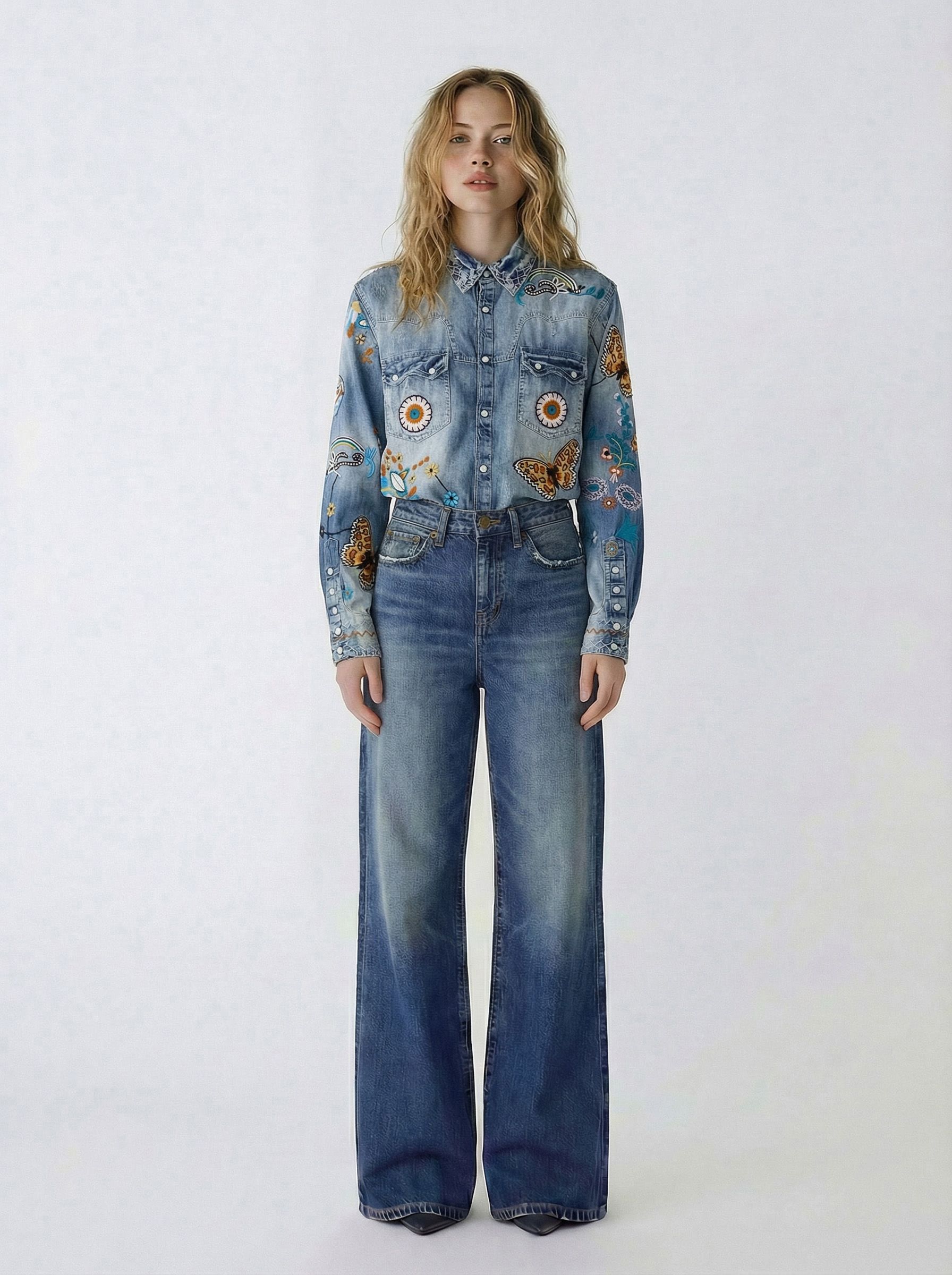 AW1601 BUTTERFLY SHIRT