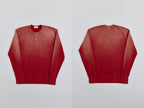 AM8700 RED CREWNECK SWEATER
