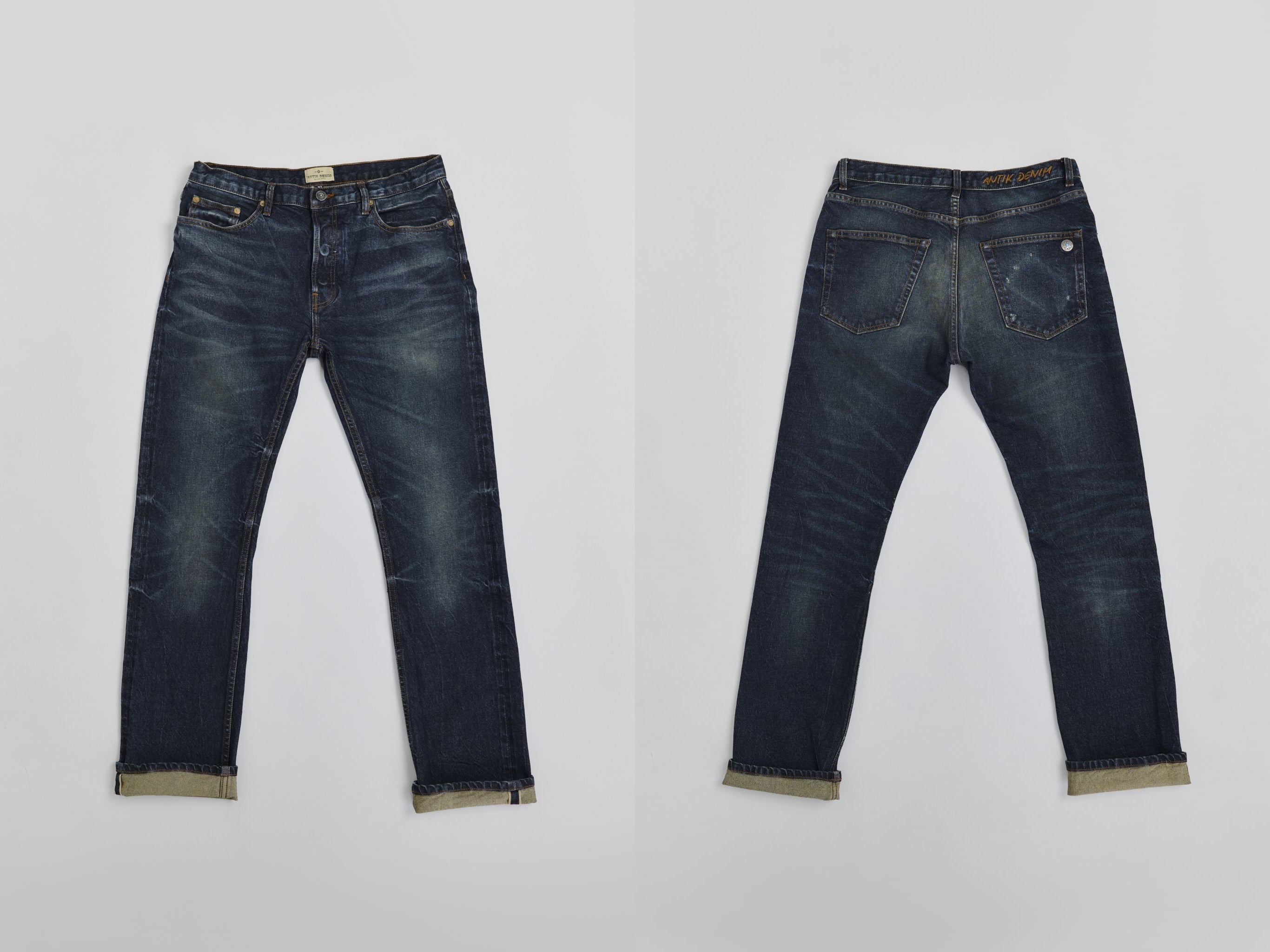 AM1001 HERITAGE SLIM STRAIGHT JEANS