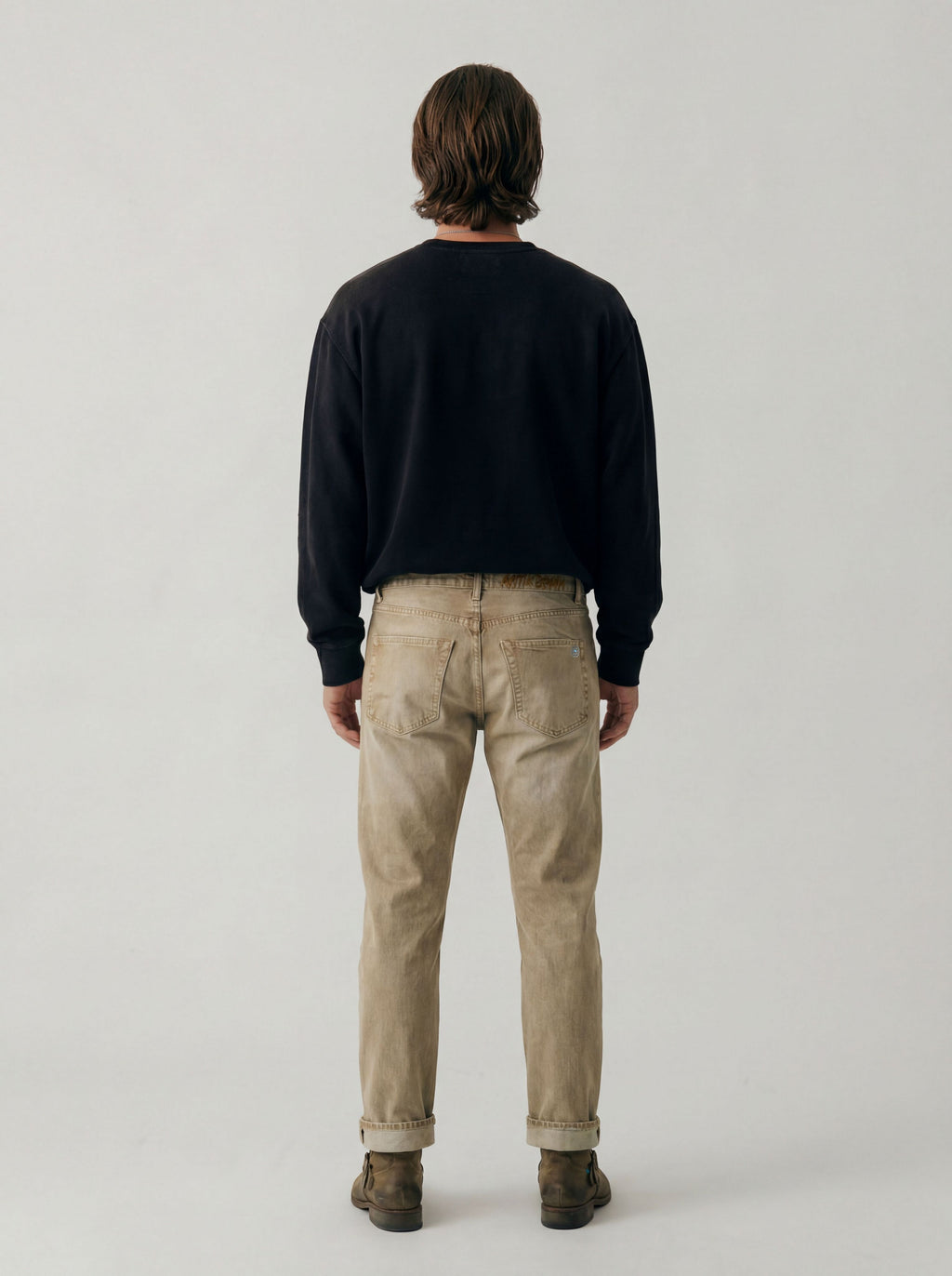 AM1003 VINTAGE SLIM STRAIGHT JEANS