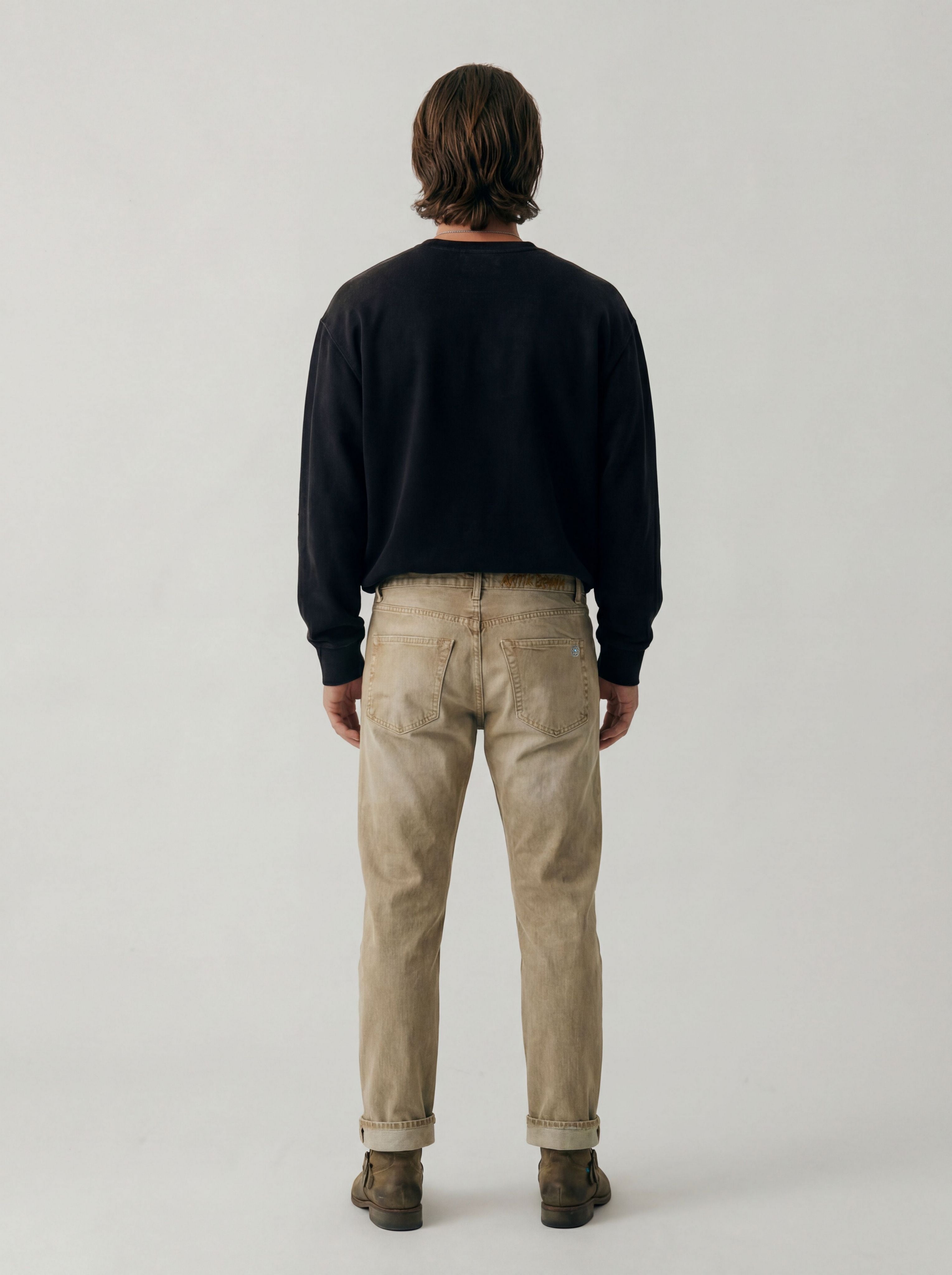 AM1003 VINTAGE SLIM STRAIGHT JEANS