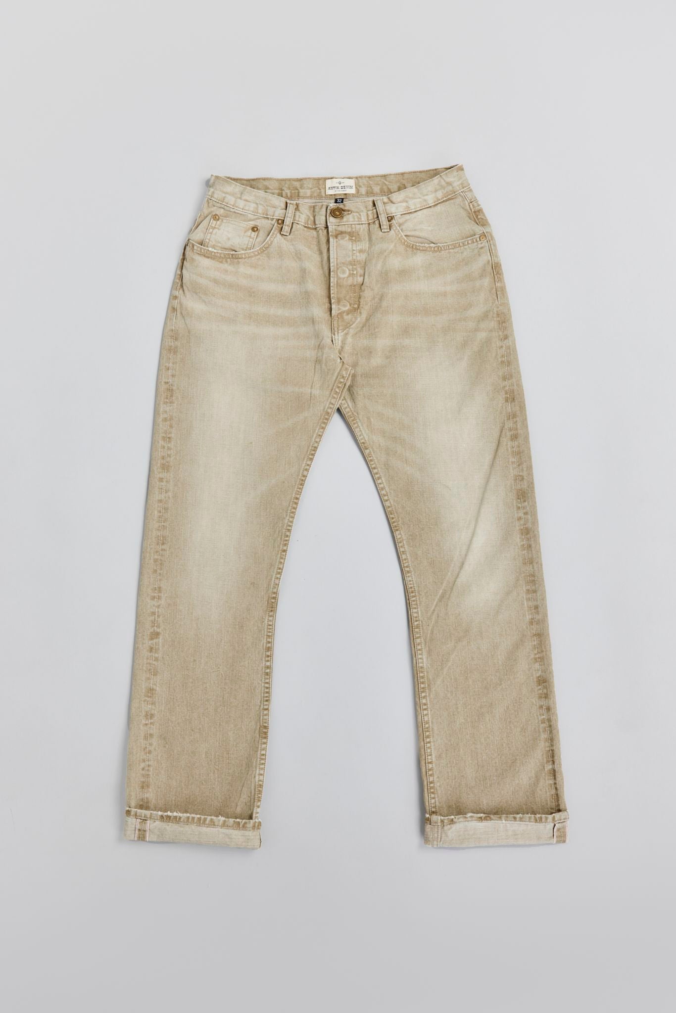AM1003 VINTAGE SLIM STRAIGHT JEANS