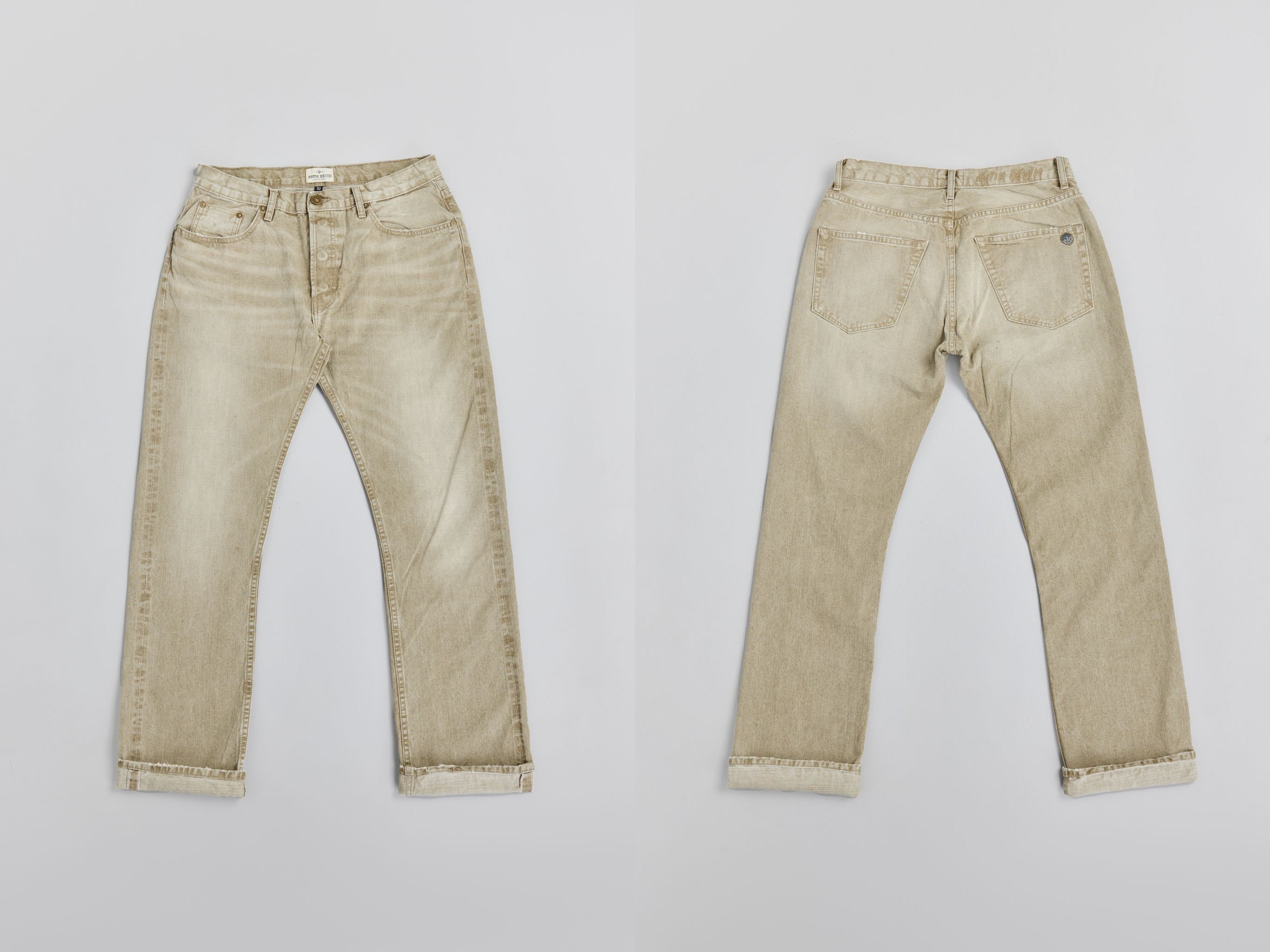 AM1003 VINTAGE SLIM STRAIGHT JEANS