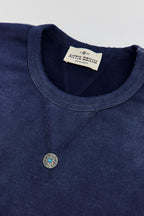 AM8700W NAVY CREW NECK SWEATER