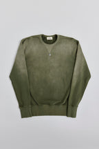 AM8700W OLIVE CREW NECK SWEATER