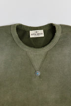 AM8700W OLIVE CREW NECK SWEATER