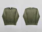 AM8700W OLIVE CREWNECK SWEATER