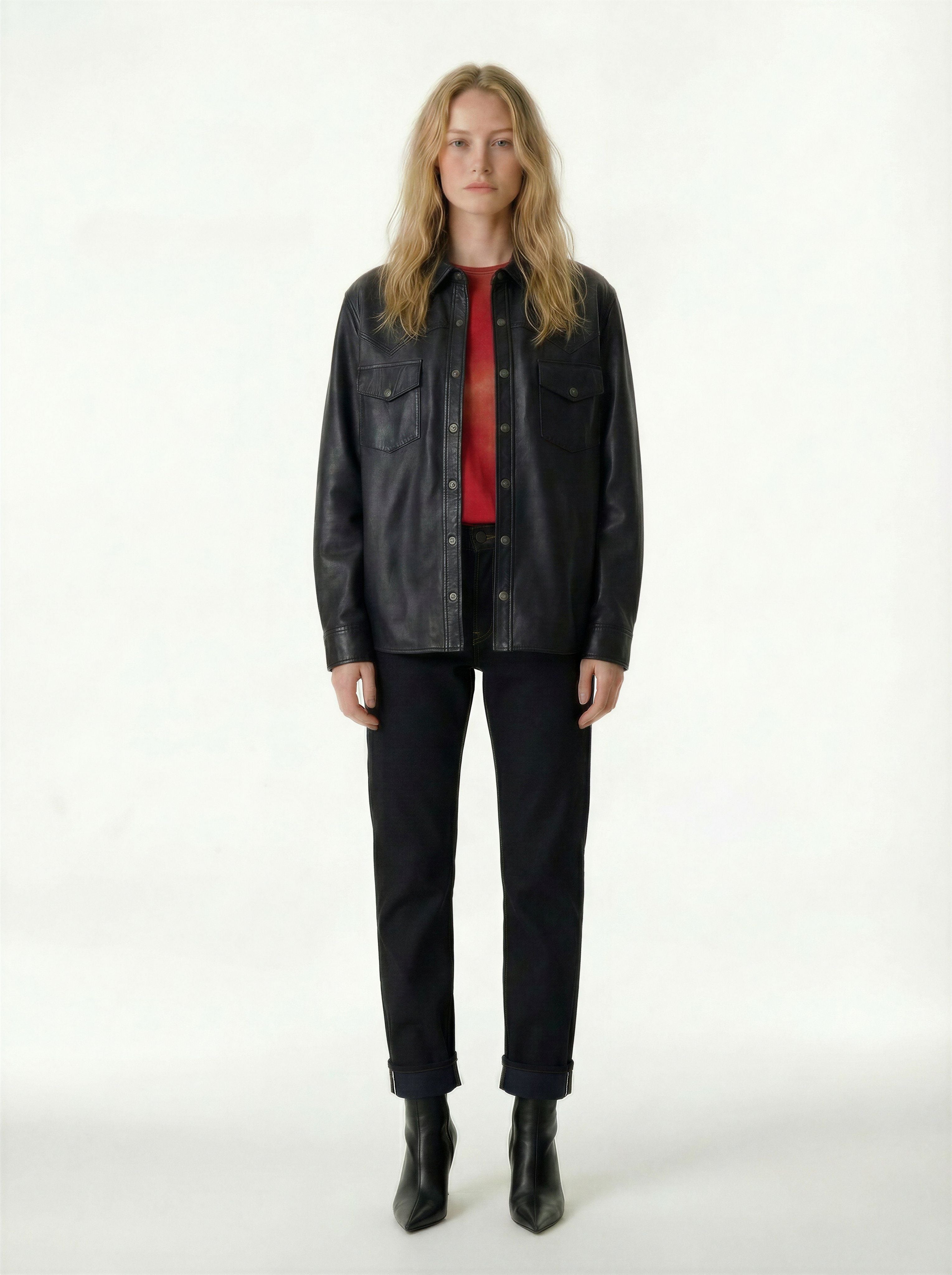 AM6006W BLACK SHIRT