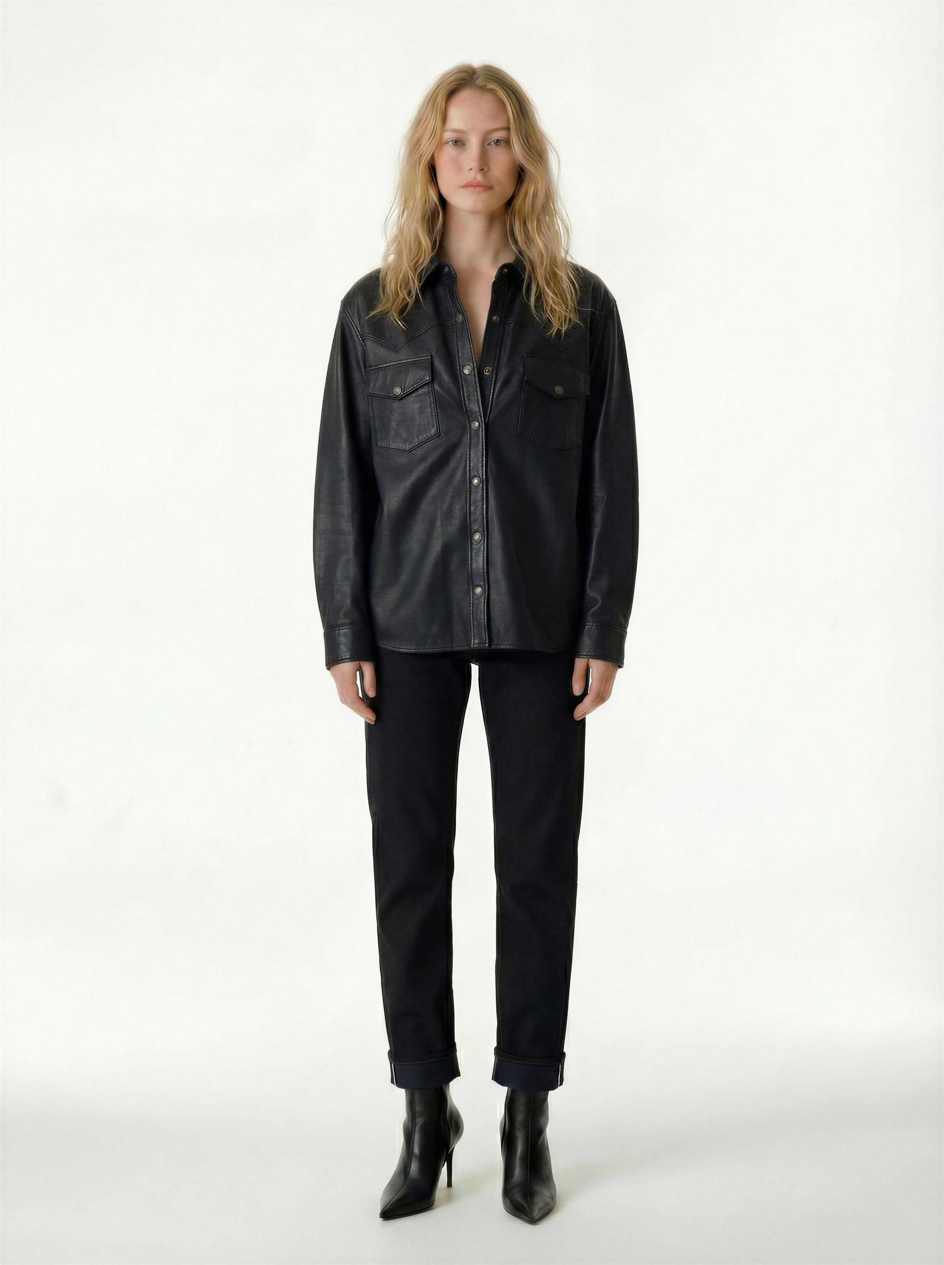 AM6006W BLACK SHIRT