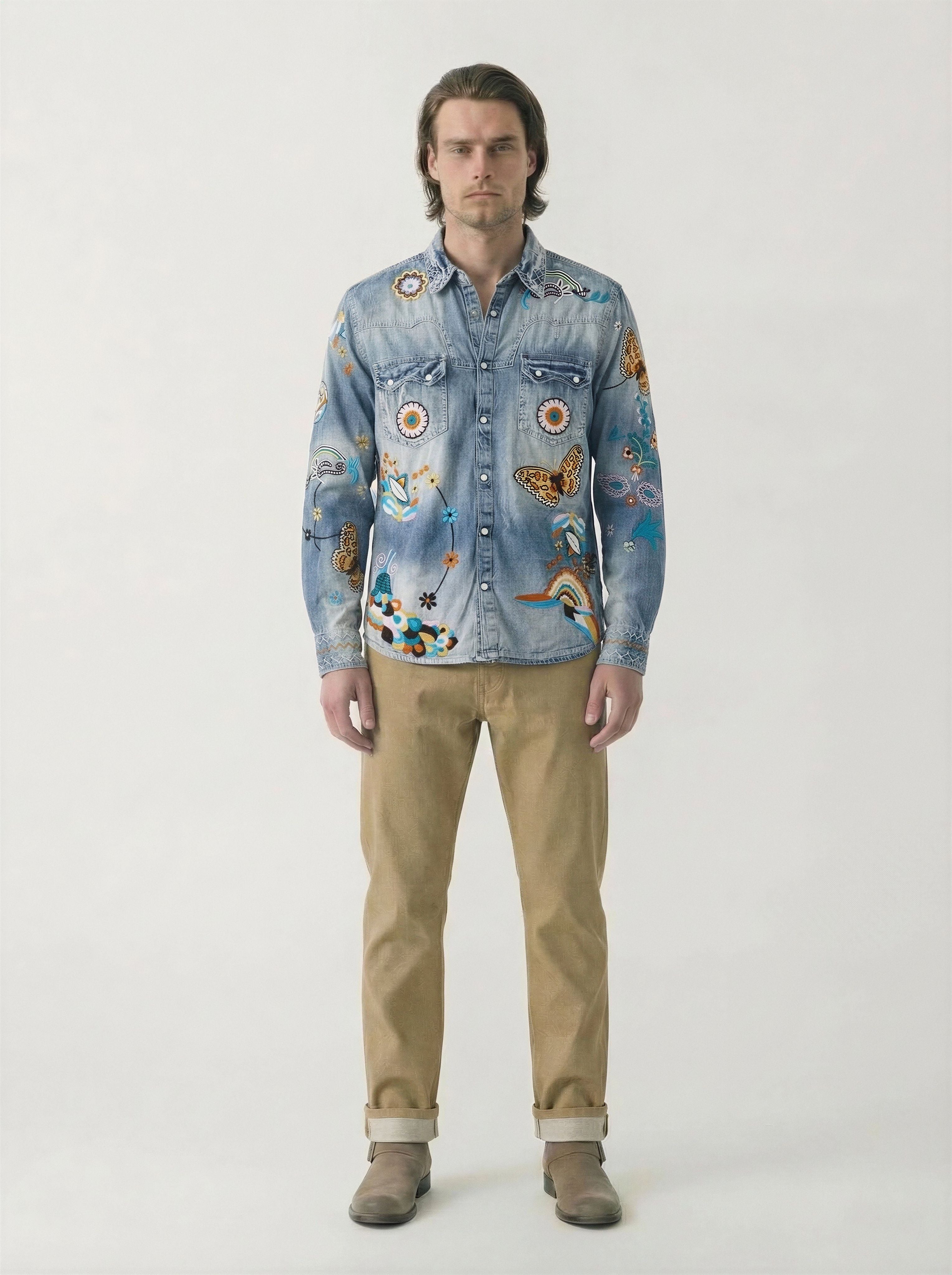 AW1601M BUTTERFLY SHIRT