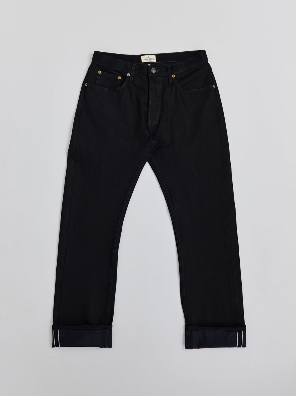 AM1002W RAW SLIM STRAIGHT JEANS