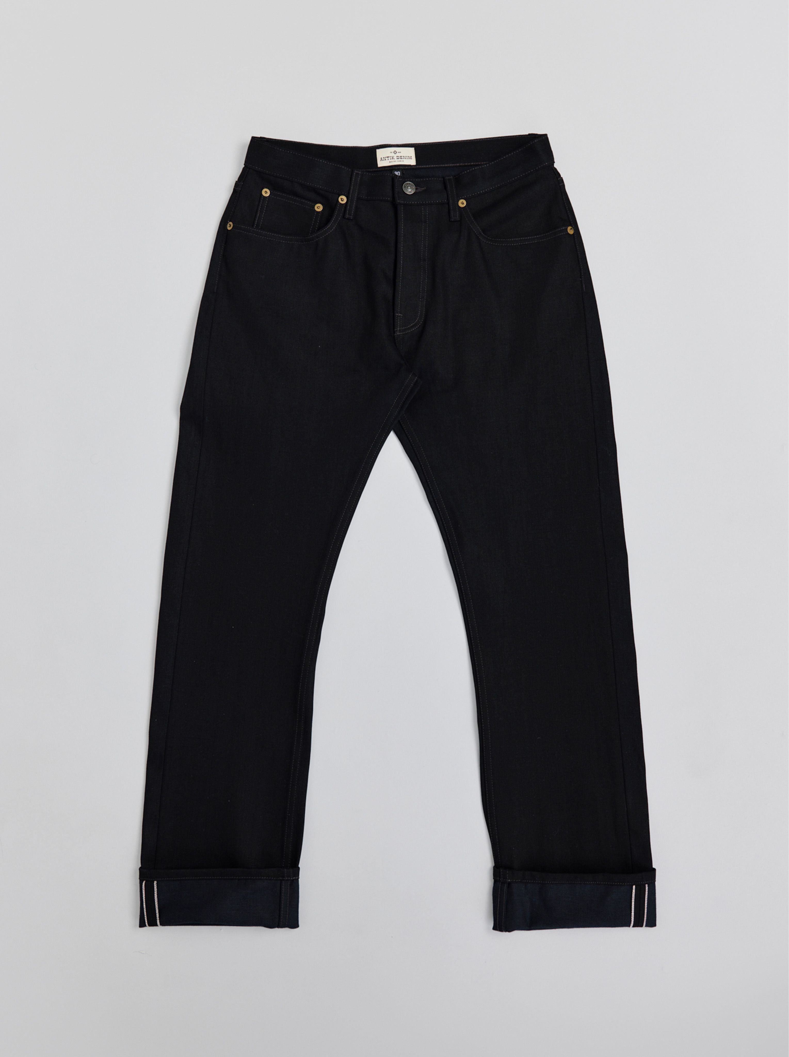 AM1002W RAW SLIM STRAIGHT JEANS