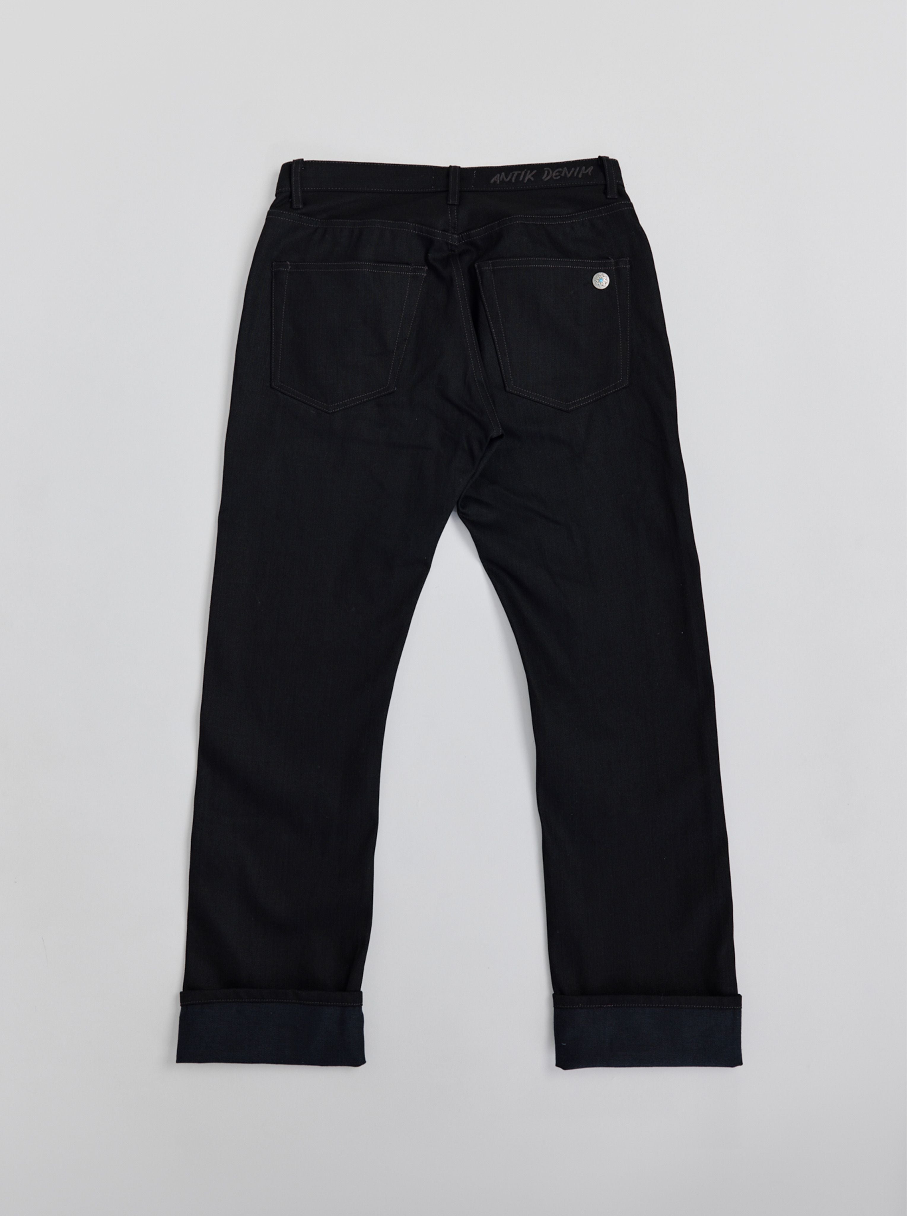 AM1002W RAW SLIM STRAIGHT JEANS