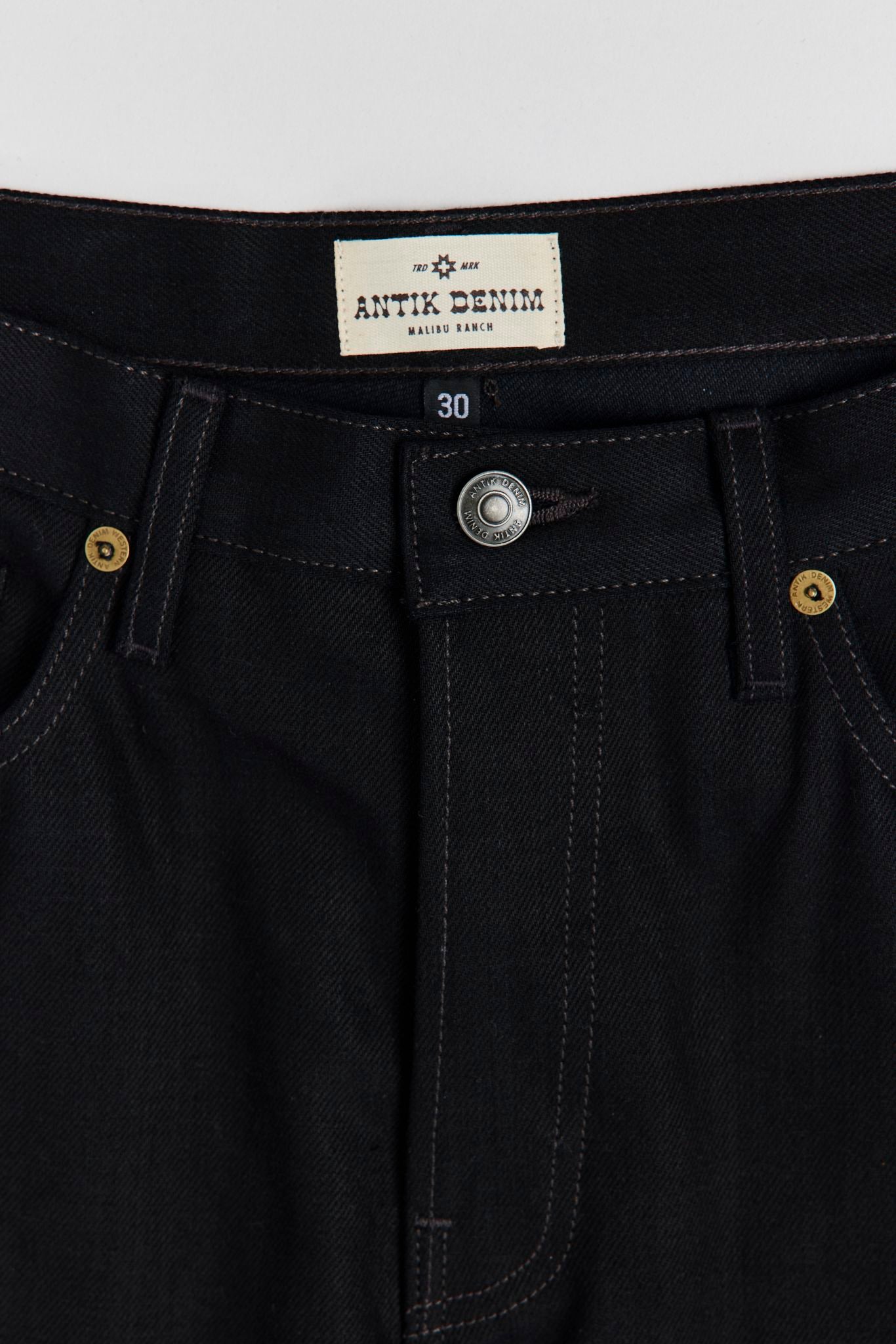 AM1002W RAW SLIM STRAIGHT JEANS