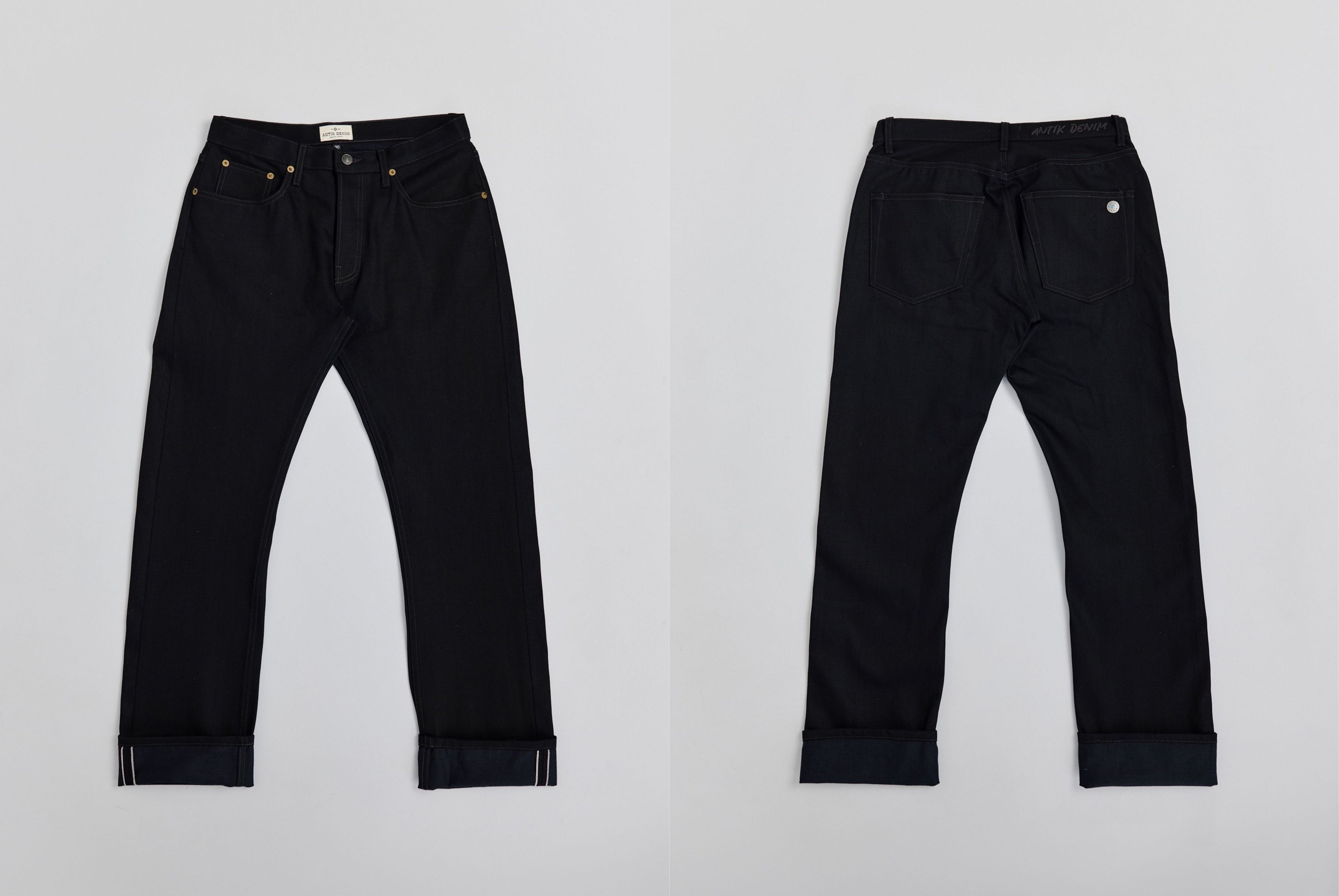 AM1002W RAW SLIM STRAIGHT JEANS