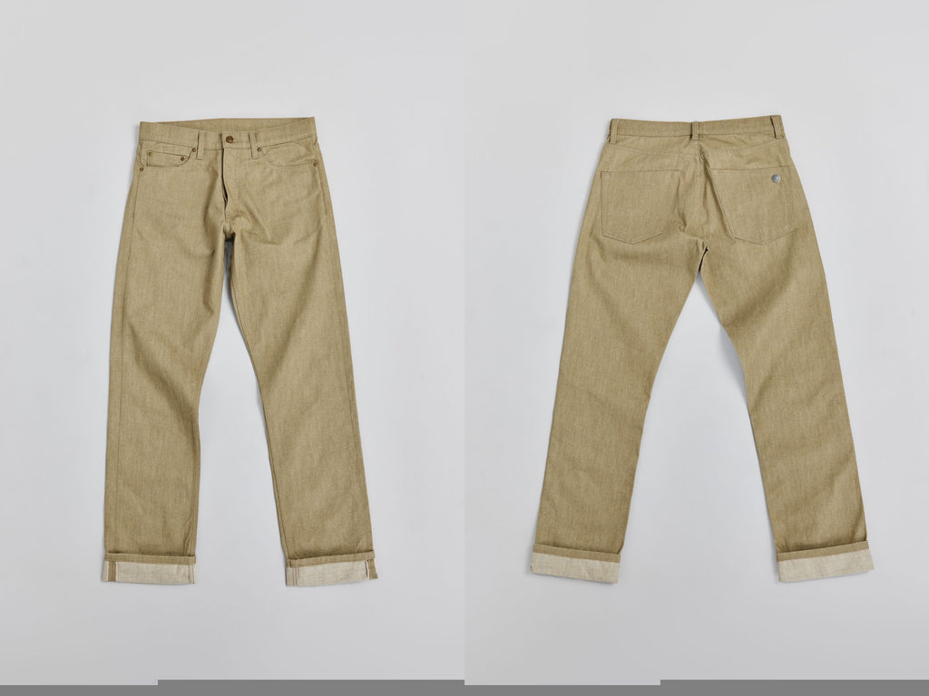 AM1003W RAW SLIM STRAIGHT JEANS
