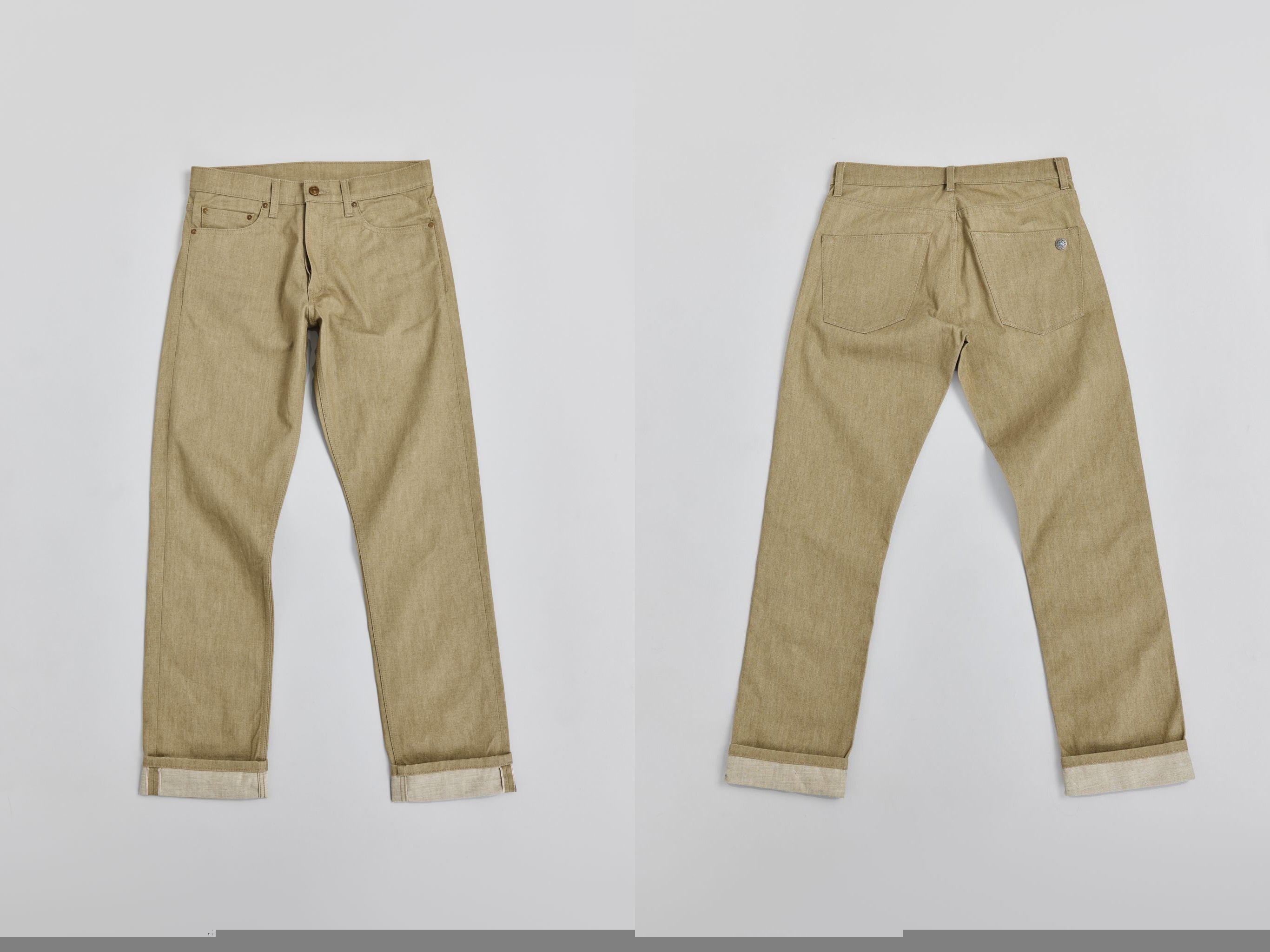 AM1003W RAW SLIM STRAIGHT JEANS